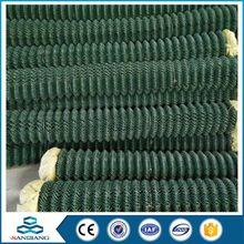 commercial decorative green field chain link fence
