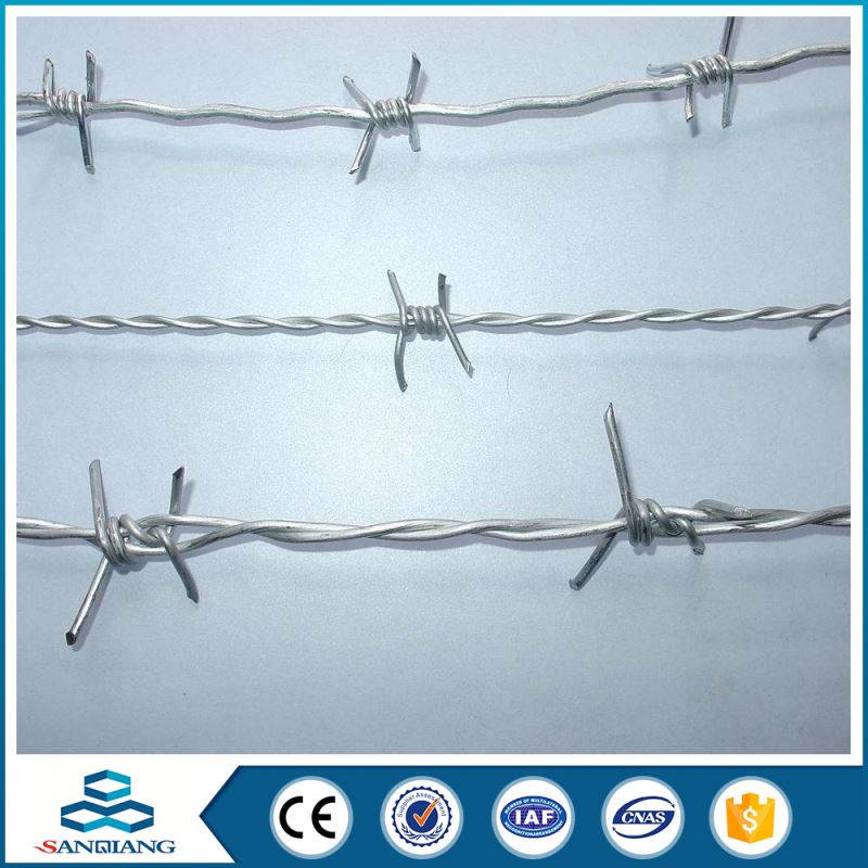 used galvanized single strand iron barbed wire price per meter philippines for sales