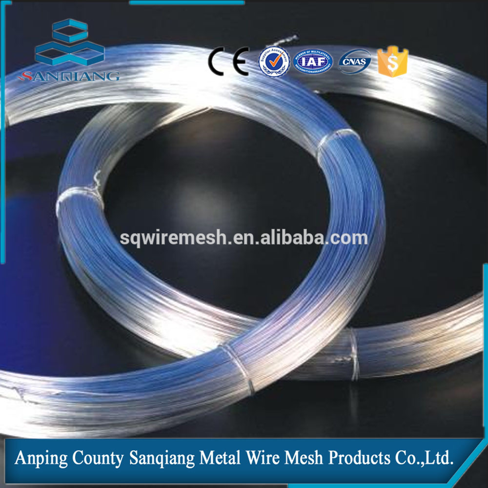 galvanzied steel wire per ton price / low-carbon galvanized steel wire /BWG 22 gauge Galvanized iron wire 8kg/coil