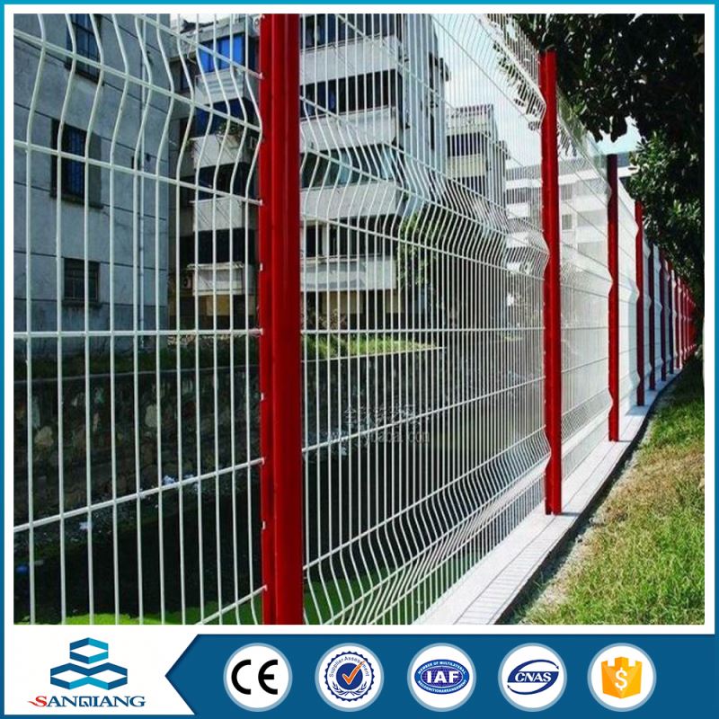 china temporary galvanized 3d iron fence supplier