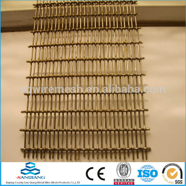 SQ-copper crimped wire mesh(manufacturer)