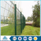 american style pvc post and steel wire mesh rail fence
