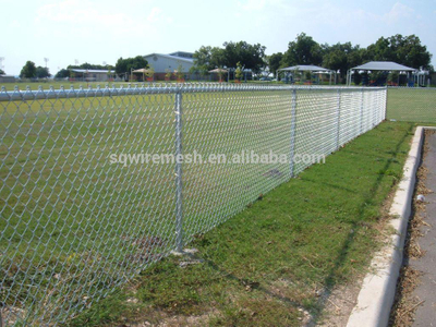 anping galvanized chain link fence(professional manufacture) for stadium fence/playground/forest protecting