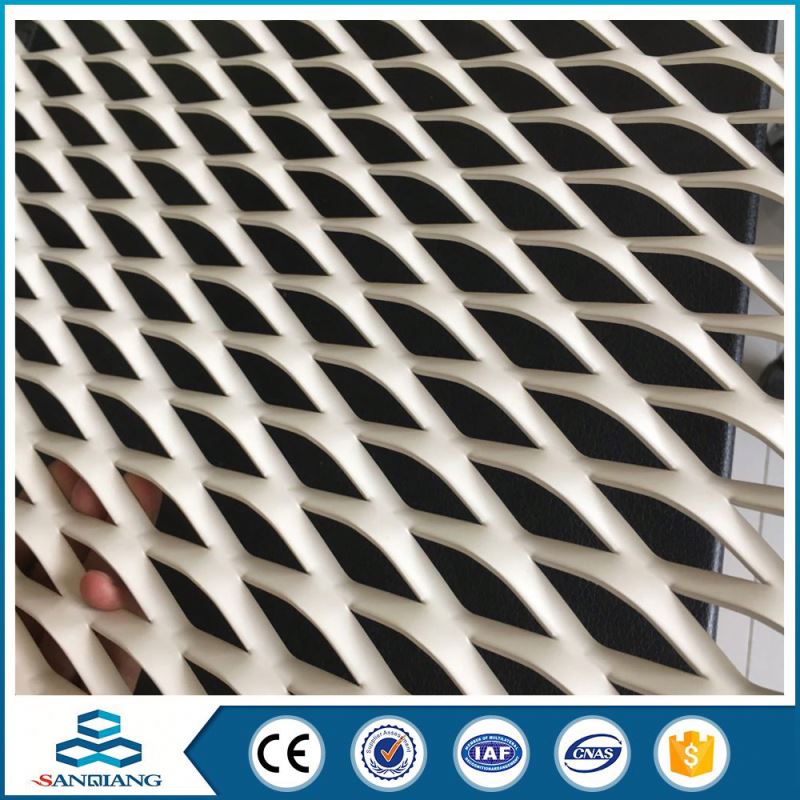 aluminum welded expanded wire metal mesh facade panels