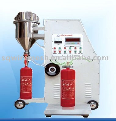 Automatic dry powder extinguisher filling machine