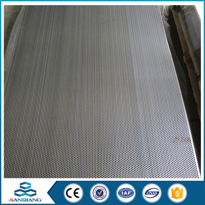 decorative straight line lows perforated metal mesh with good effect