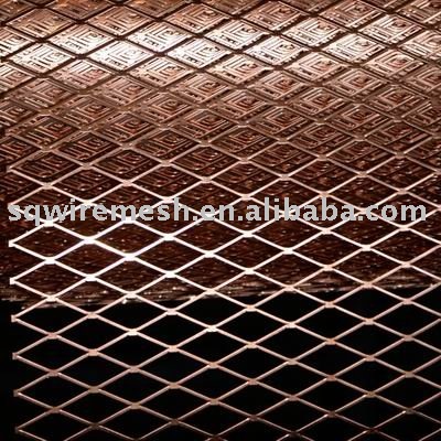 expanded brass mesh