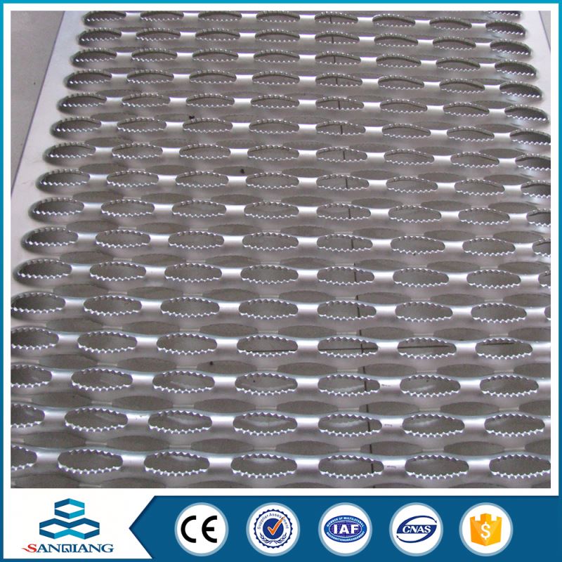 galvanized circle perforated metal sheet low price for dustbin container