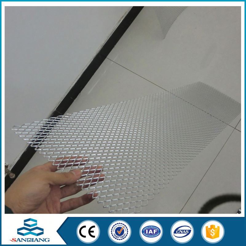 Fashionable black powder coated copper expanded metal mesh