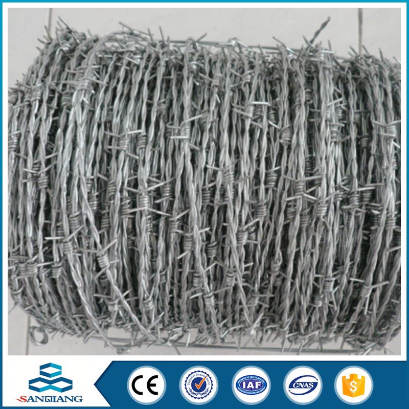 factory price china supply pvc blade barbed wire price per roll