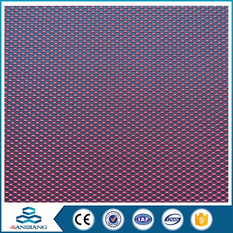 High Performance cheapest power coated diamond-hexagonal pattern expanded metal mesh