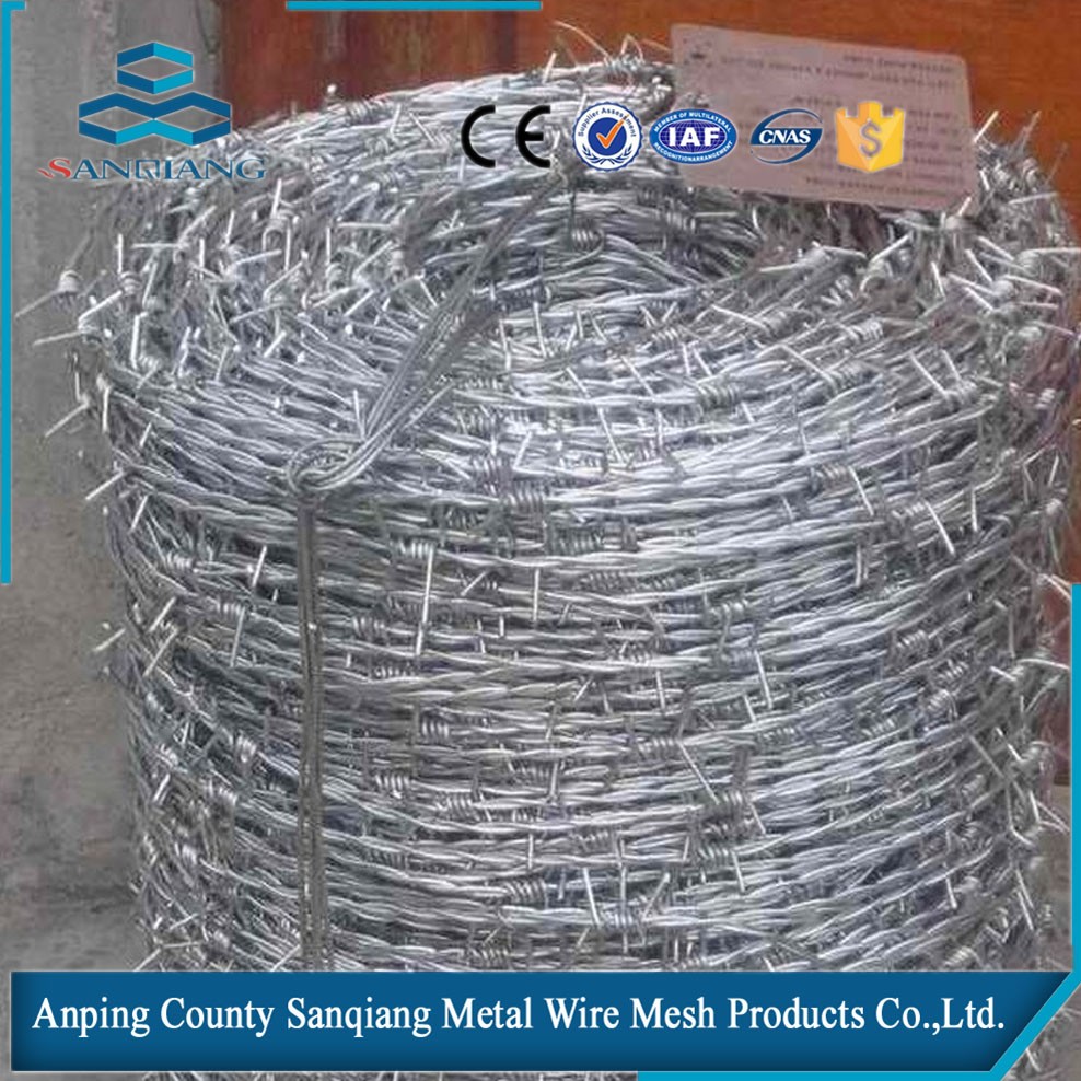 high quality galvanized barbed wire