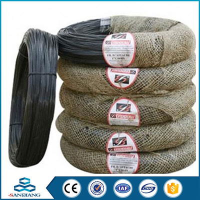 2016 hot sell electric annealed black galvanized pvc coated iron wire