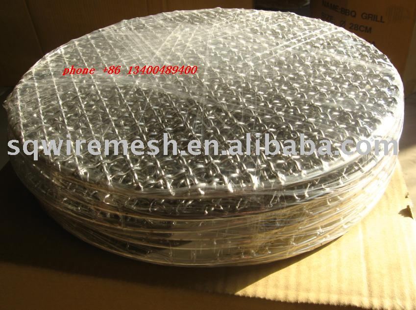 barbecue wire mesh /barbecue grill netting/stainless steel BBQ grill