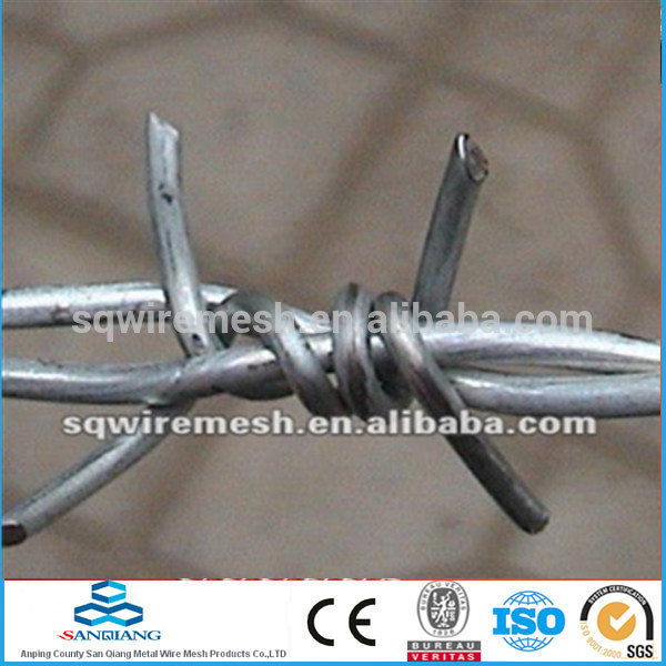 stainless steel,low carbon barbed wire fence(Anping)