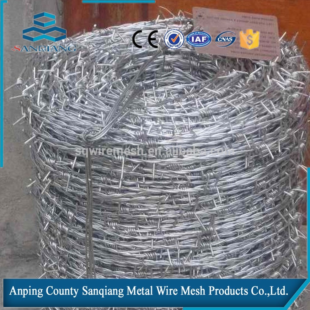 galvanized barb wire