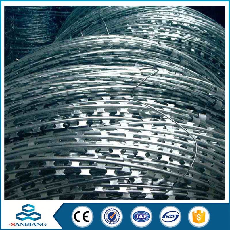 cheap price airport stainless steel razor barbed wire