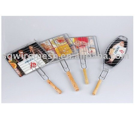 fish barbecue tongs /barbecue grill netting/BBQ grill