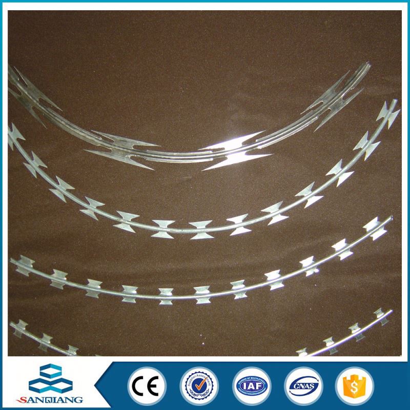 low price All Kinds of concertina razor blade barbed wire