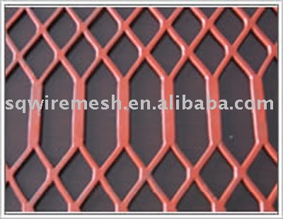 lacquering expanded metal mesh
