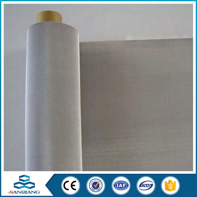China Exporter First Class 100 micro mesh stainless steel screen fabric