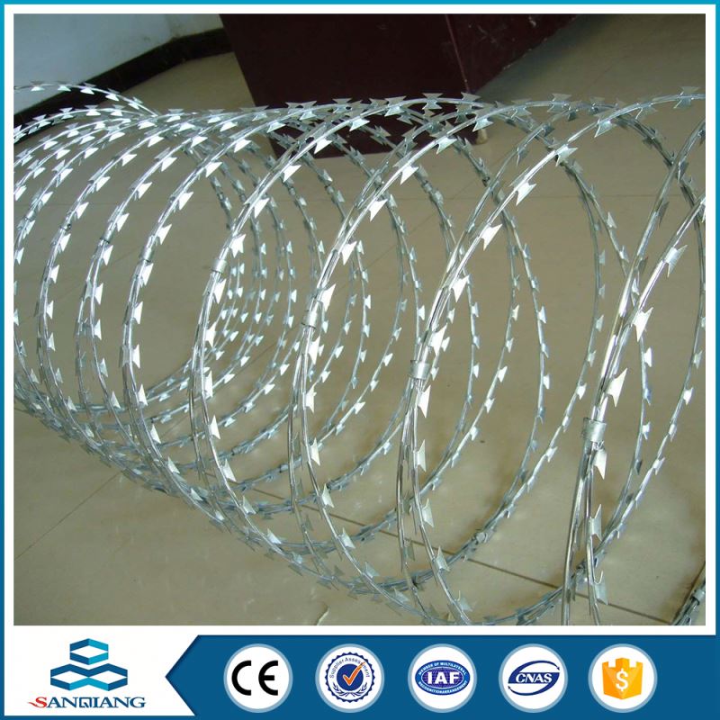 Alibaba Website flat razor wire fencing installation