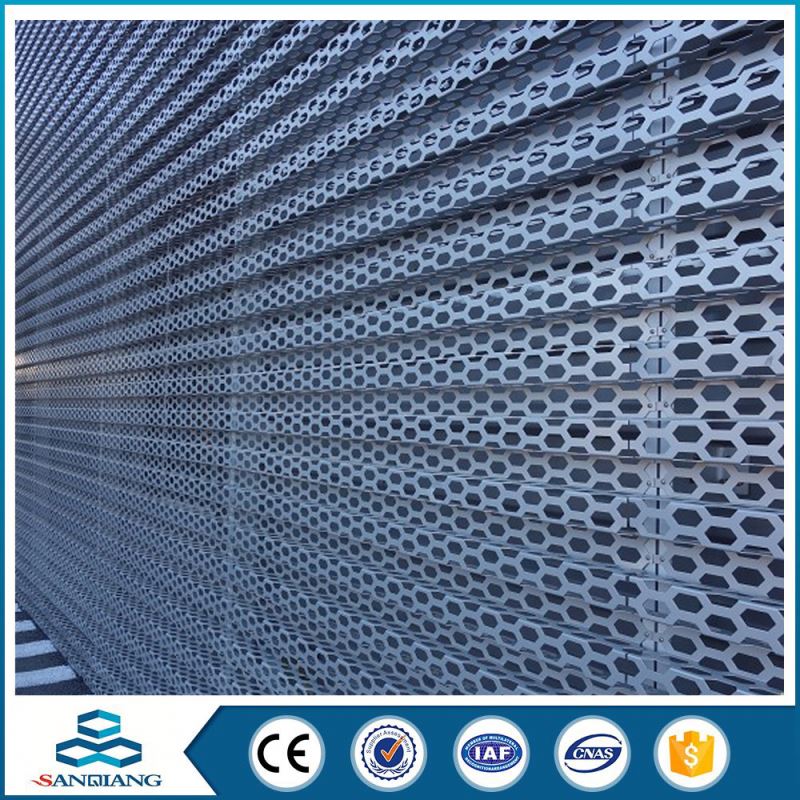 windproof dust suppression perforated metal sheet mesh for stainless sheet