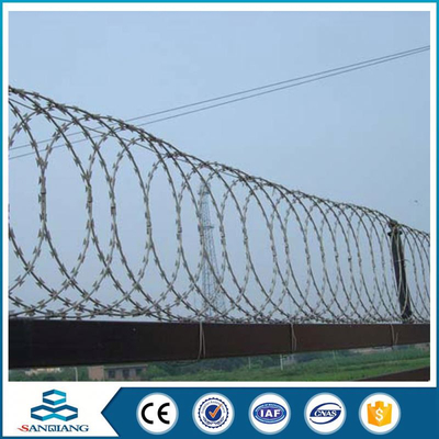 galvanised high tensile steel barbed wire making machine for prison