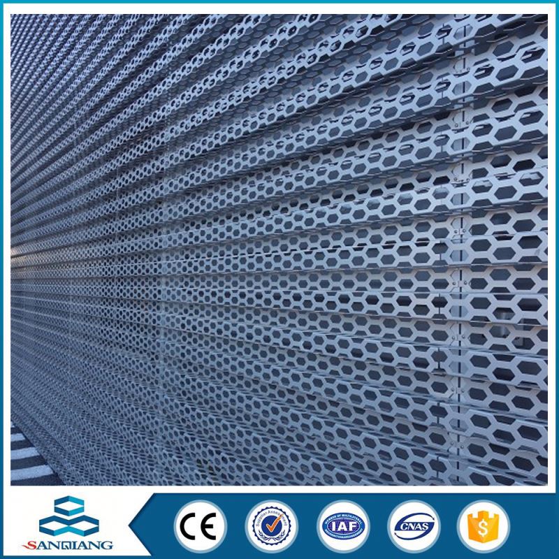 excellent quality color paint coated perforated metal sheet mesh tray