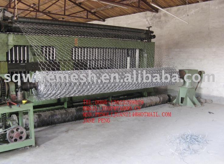 Hexagonal wire netting