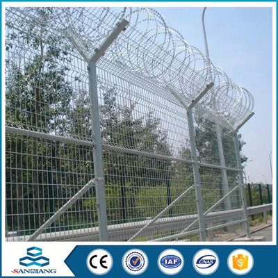 2.1mm hot dipped high tension security steel electric galvanized barbed wire