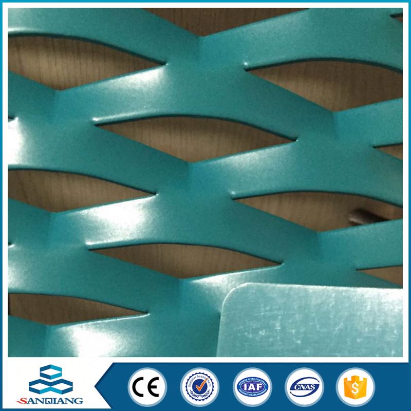 gold color aluminum expanded metal mesh small hole size